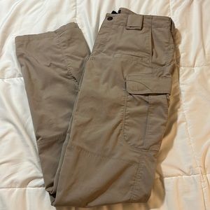 Women’s khaki 5.11 tactical BDU pant 8 Long